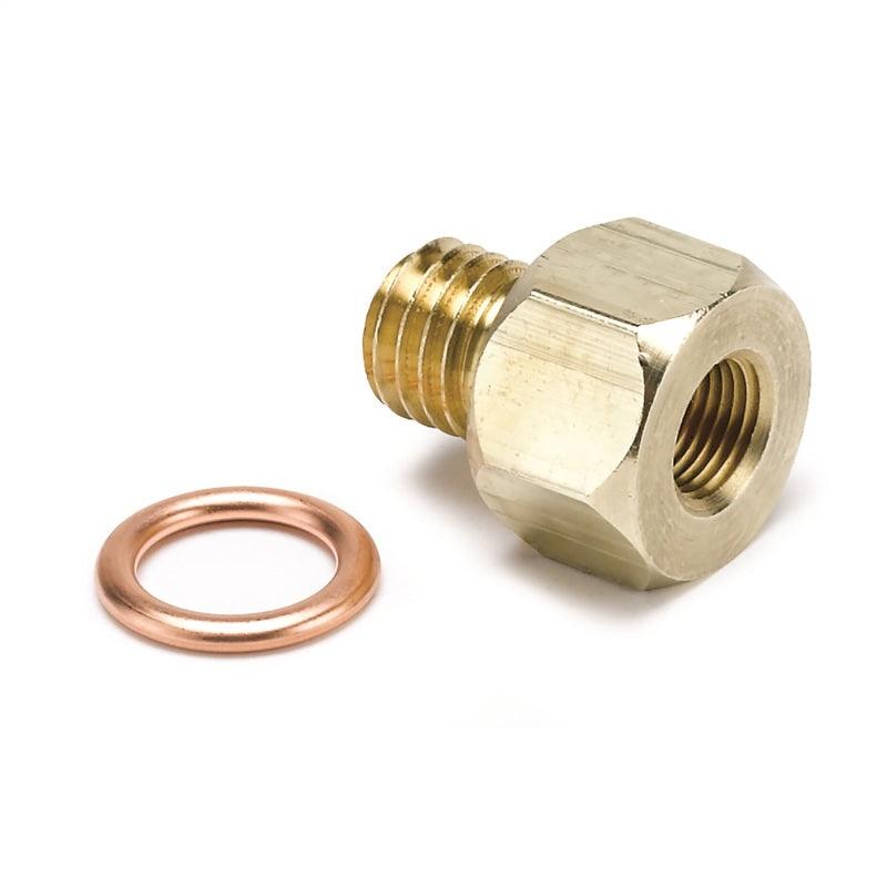 Autometer Metric Electric Temperature or Pressure Adapter - 1/8in NPT to M12x1.75 - Corvette Realm