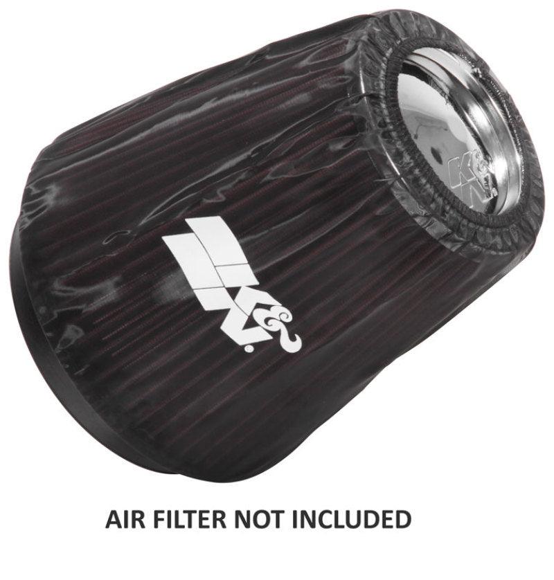 K&N Black Drycharger Round Tapered Custom Air Filter Wrap - Corvette Realm