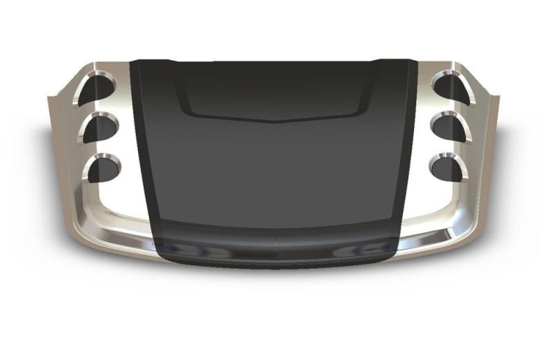 AVS Universal Hood Scoop - Smoke - Corvette Realm