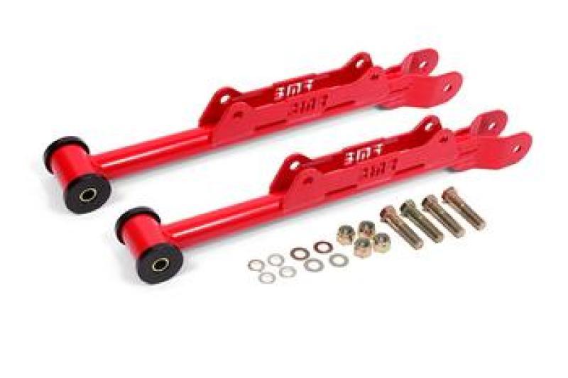 BMR 2010-2015 Chevrolet Camaro Rear DOM Lower Control Arms - Red - Corvette Realm