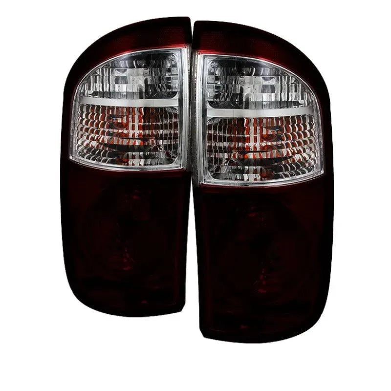 Xtune Toyota Tundra Double Cab 04-06 OEM Style Tail Lights Red Smoked ALT-JH-TTU04-OE-RSM - Corvette Realm