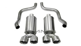 Corsa 05-08 Chevrolet Corvette C6 6.0L V8 Polished Xtreme Axle-Back Exhaust - Corvette Realm