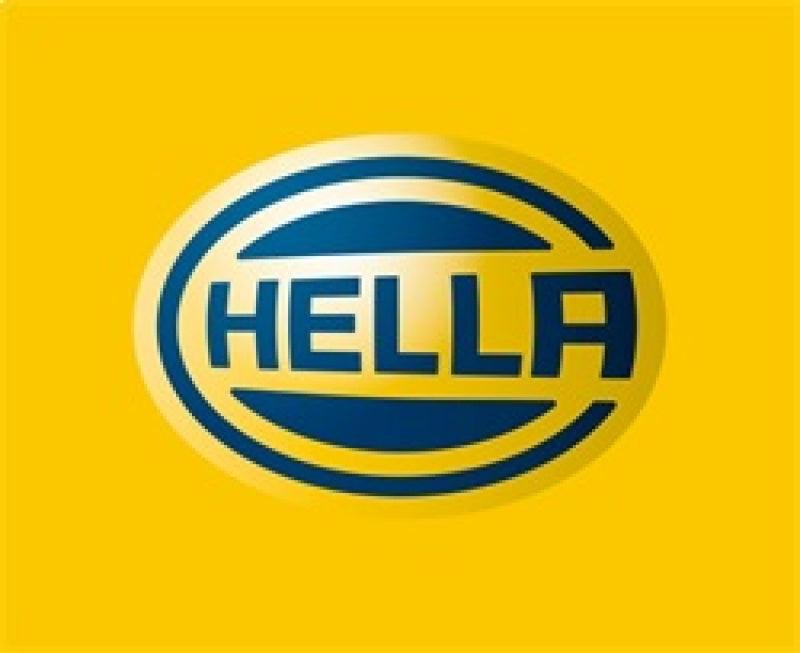 Hella Stone Shield Round Plastic Black Hella Logo Light Cover - Corvette Realm
