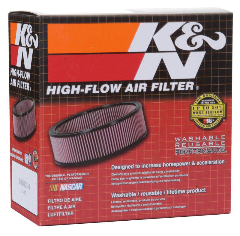 K&N 59-74 Rover Custom Round Race Filter Length 6.56in Width 6.31in Height 2.25in - Corvette Realm