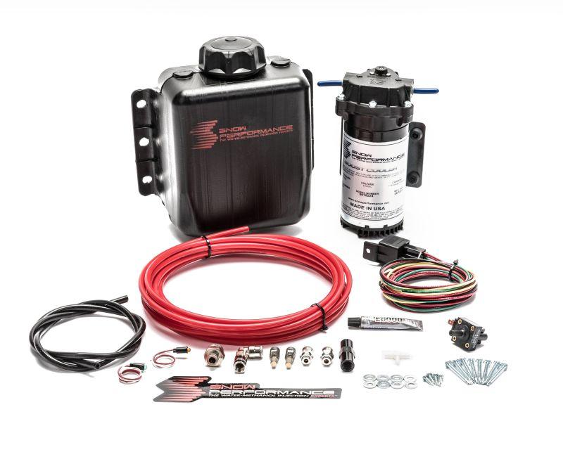 Snow Performance Stg 1 Boost Cooler TD Water Injection Kit (Incl. Red Hi-Temp Tubing/Quick Fittings) - Corvette Realm