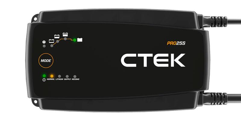 CTEK PRO25SE Battery Charger - 50-60 Hz - 12V - 19.6ft Extended Charging Cable - Corvette Realm