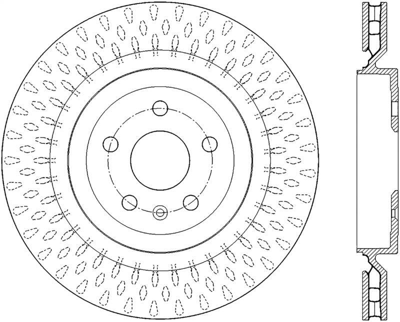 StopTech Slotted & Drilled Sport Brake Rotor - Corvette Realm