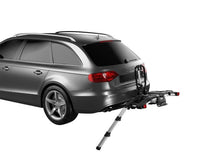 Load image into Gallery viewer, Thule EasyFold XT 2 - Fully Foldable Platform Hitch Bike Rack (Up to 2 Bikes) - Black/Silver - Corvette Realm