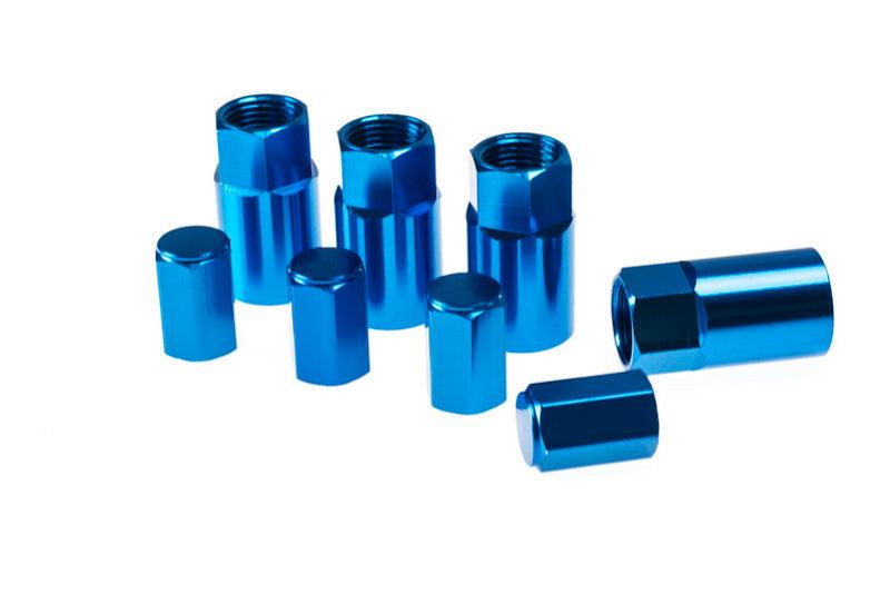 Wheel Mate Aluminum TPMS Valve Stem Cover - Blue Anodize - Corvette Realm