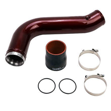 Load image into Gallery viewer, Wehrli 17-19 Chevrolet 6.6L L5P Duramax Passenger Side 3.5in Intercooler Pipe - WCFab Red - Corvette Realm