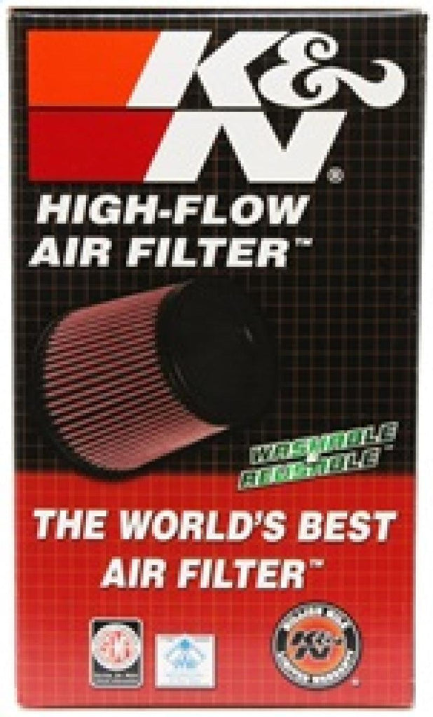 K&N Universal Clamp-On Air Filter 4-1/2in FLG / 5-7/8in B / 4-1/2in T / 8-3/8in H - Corvette Realm