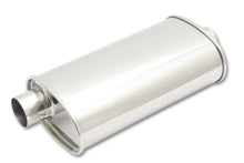 Load image into Gallery viewer, Vibrant StreetPower Oval Muffler 3.50in Inlet/Outlet (Offset-Center) - Corvette Realm