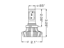 Load image into Gallery viewer, Oracle 9006 4000 Lumen LED Headlight Bulbs (Pair) - 6000K - Corvette Realm