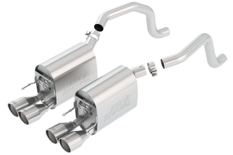 Borla 09-12 Corvette Coupe/Conv 6.2L 8cyl 6spd RWD inS-Type IIin Exhaust (rear section only) - Corvette Realm
