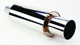HKS Universal SS Hi-Power Muffler (120mm tip / 75mm piping) - Corvette Realm