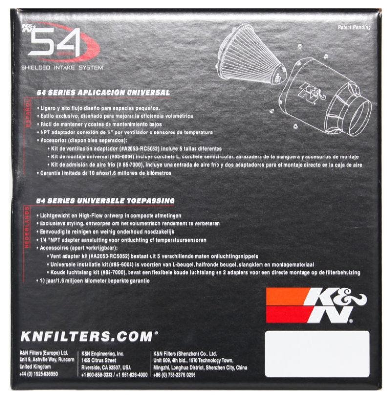 K&N Orion Universal Air Cleaner Assembly - Corvette Realm