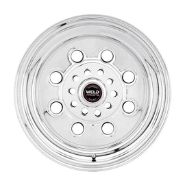 Weld Draglite 15x3.5 / 5x4.5 & 5x4.75 BP / 1.375in. BS Polished Wheel - Non-Beadlock - Corvette Realm