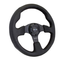 Load image into Gallery viewer, NRG Reinforced Steering Wheel (320mm) Black Leather w/Black Stitching - Corvette Realm