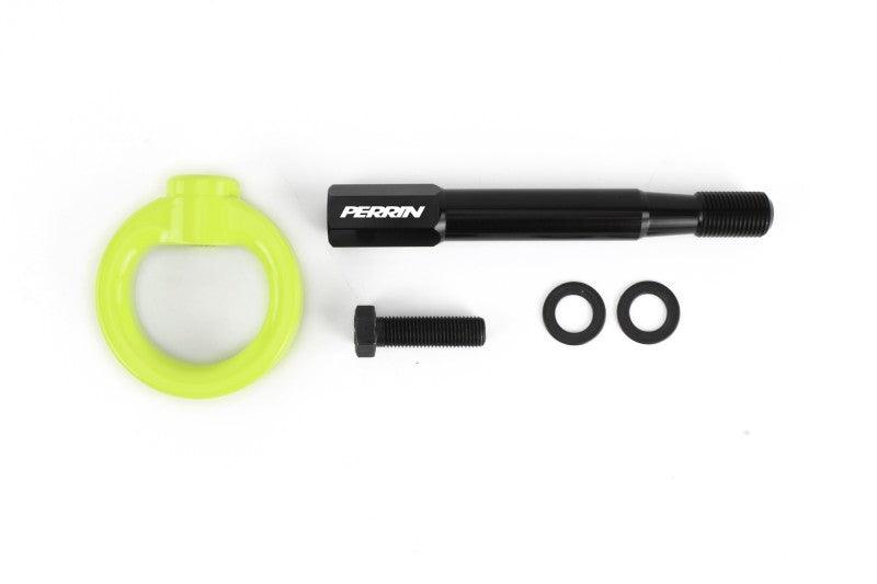 Perrin 18-21 WRX/STI / 13-20 BRZ / 17-20 Toyota 86 Front Tow Hook Kit - Neon Yellow - Corvette Realm