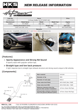 Load image into Gallery viewer, HKS Hi-Power Muffler 2014+ Honda Fit Sport GK5 w/ Carbon Tips