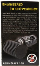 Load image into Gallery viewer, AEM 3.5 inch x 9 inch DryFlow Conical Air Filter - Corvette Realm