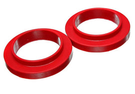 Energy Suspension Universal 3 3/4in ID 25 7/16in OD 3/4in H Red Coil Spring Isolators (2 per set) - Corvette Realm