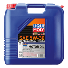 Load image into Gallery viewer, LIQUI MOLY 20L Special Tec LL Motor Oil SAE 5W30 - Corvette Realm