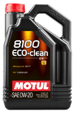 Motul 5L Synthetic Engine Oil 8100 0W20 Eco-Clean