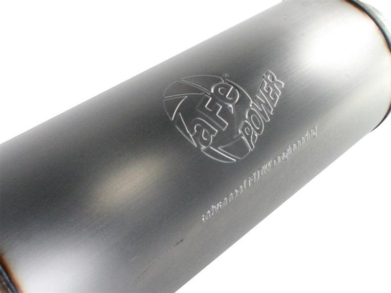 aFe MACHForce XP Exhausts Mufflers SS-409 EXH Muffler 5 ID In/Out 8 Dia - Corvette Realm