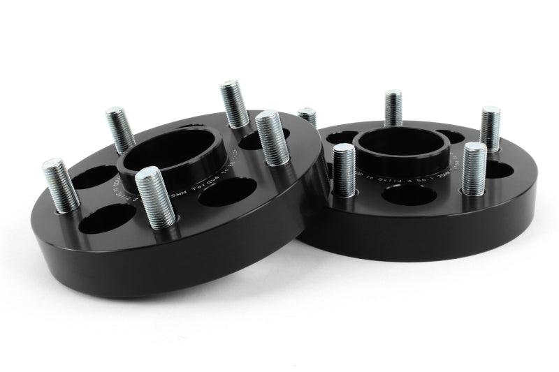 Perrin Wheel Adapter 25mm Bolt-On Type 5x100 to 5x114.3 w/ 56mm Hub (Set of 2) - Corvette Realm