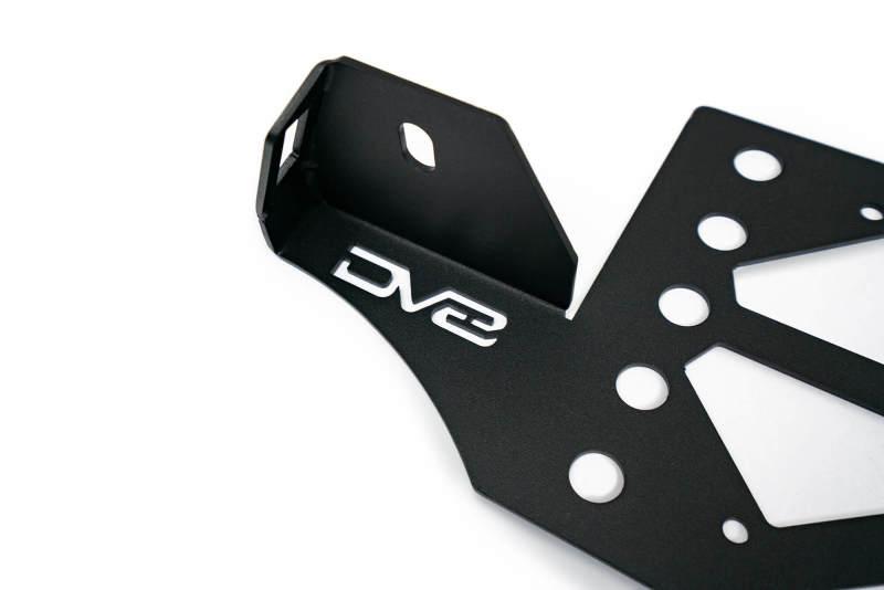 DV8 Offroad Universal License Plate Mount w/ Pod Light Mounts - Corvette Realm