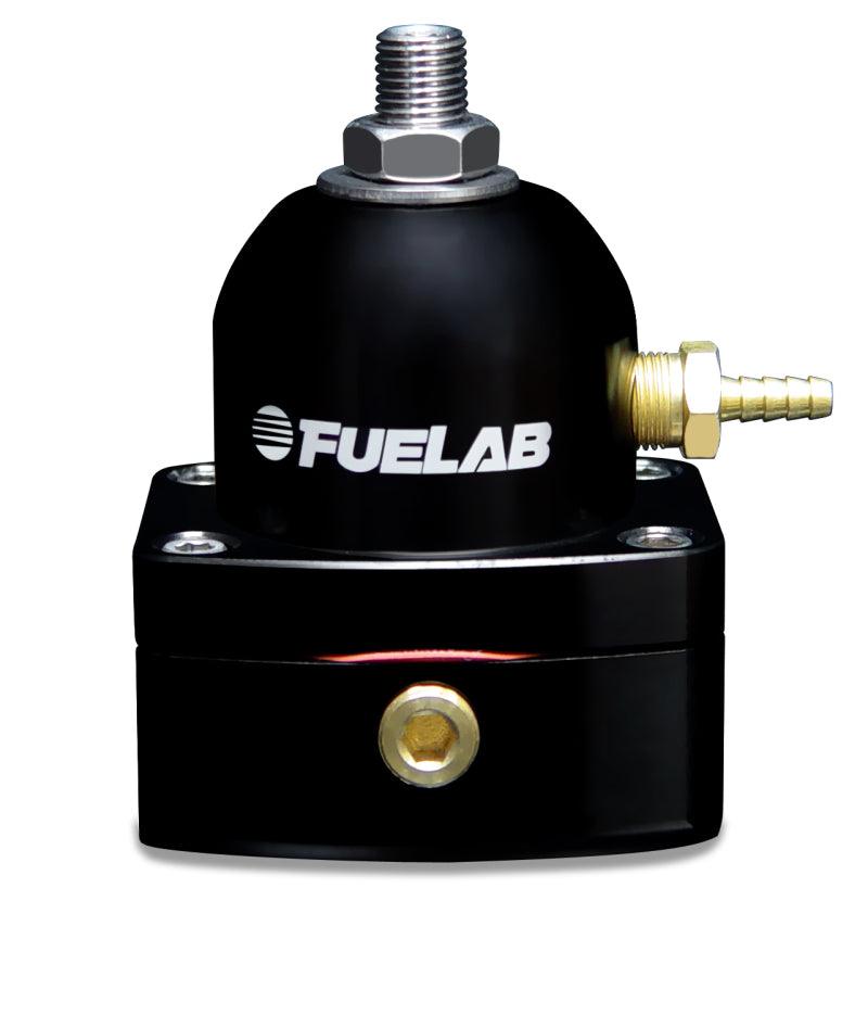 Fuelab 525 EFI Adjustable FPR In-Line 25-90 PSI (1) -6AN In (1) -6AN Return - Black - Corvette Realm