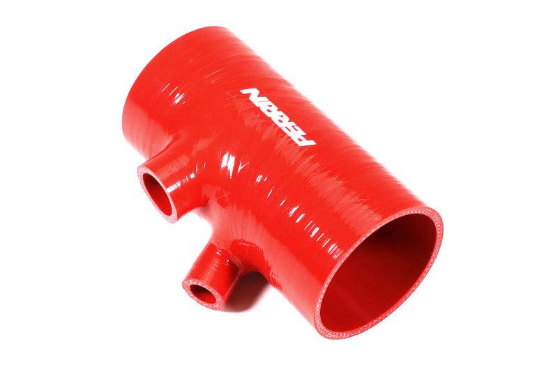 Perrin 2022+ Subaru WRX Red 3in Turbo Inlet Hose w/ Nozzle (Short) - Corvette Realm