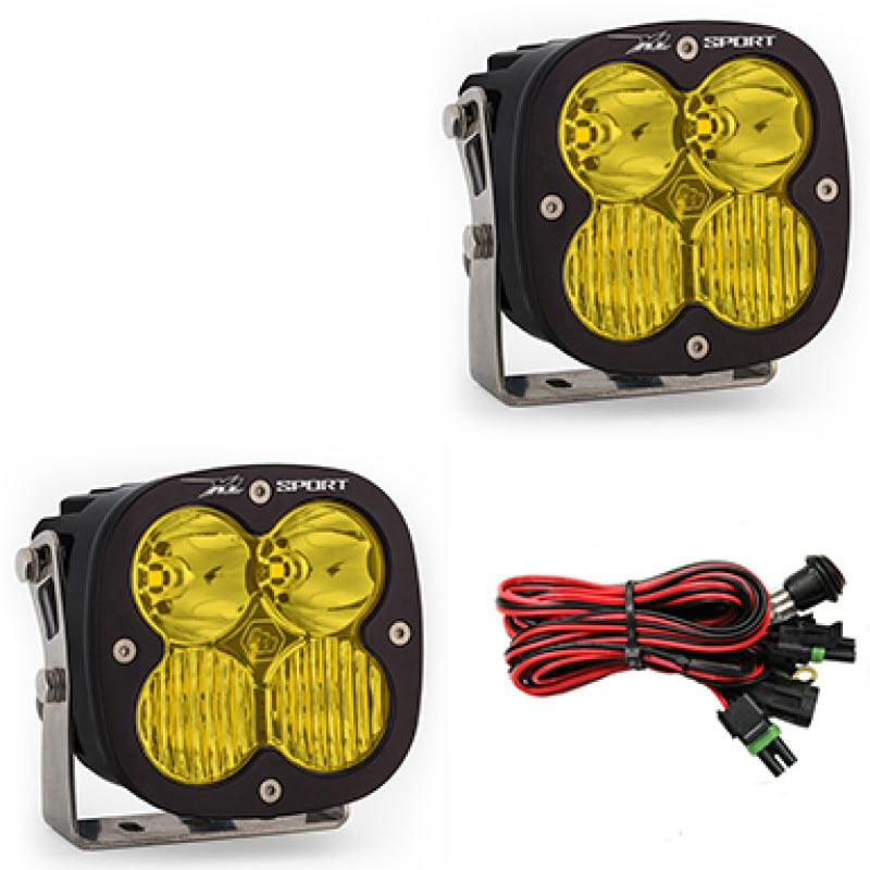 Baja Designs XL Sport Series Driving Combo Pattern Pair LED Light Pods - Amber - Corvette Realm