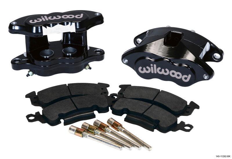 Wilwood D52 Rear Caliper Kit - Black Pwdr 1.25 / 1.25in Piston 1.28in Rotor - Corvette Realm