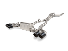 Akrapovic 2021 BMW M8/M8 Competition (F91/F92) Evolution Line Cat Back (Titanium) w/Carbon Tips - Corvette Realm