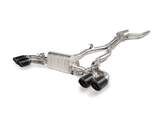 Akrapovic 2021 BMW M8/M8 Competition (F91/F92) Evolution Line Cat Back (Titanium) w/Carbon Tips