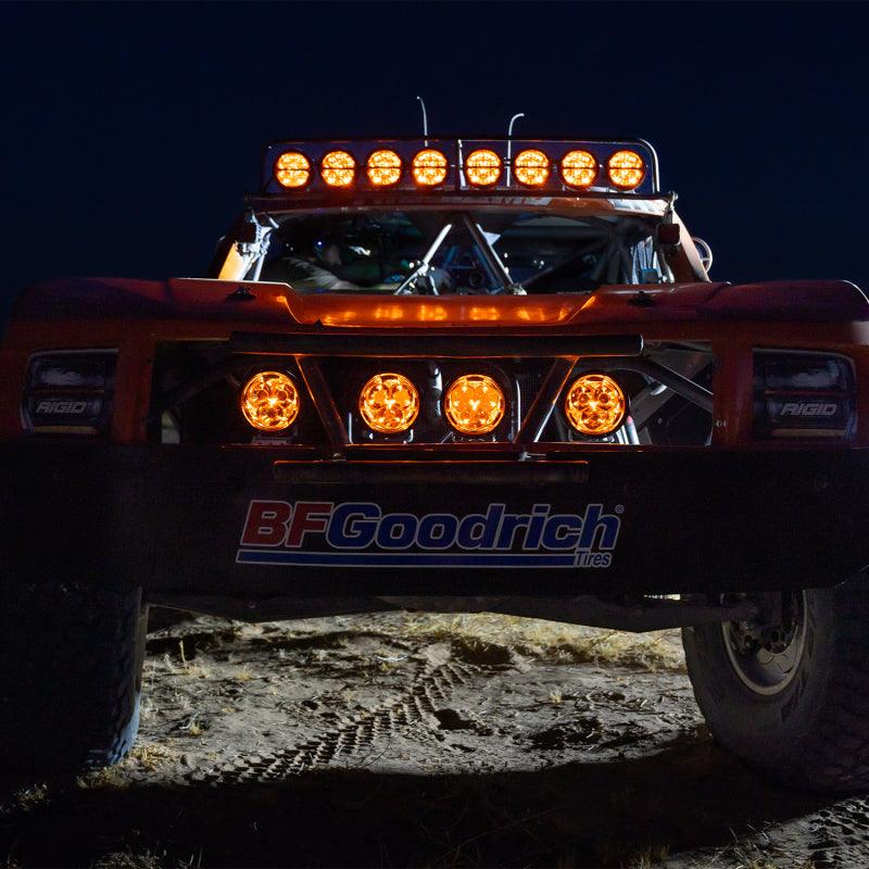 Rigid Industries 360-Series Laser 6in Amber Backlight - Corvette Realm