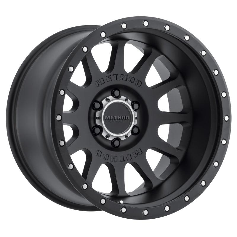 Method MR605 NV 20x9 -12mm Offset 6x5.5 106.25mm CB Matte Black Wheel - Corvette Realm