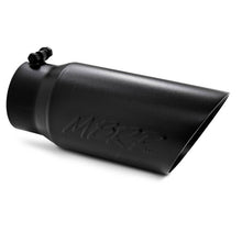 Load image into Gallery viewer, MBRP Universal Tip 5 O.D. Dual Wall Angled 4 inlet 12 length - Black Finish - Corvette Realm