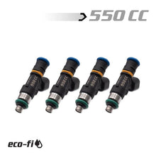 Load image into Gallery viewer, BLOX Racing Eco-Fi Street Injectors 550cc/min Honda K Series (Set of 4) - Corvette Realm