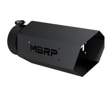 Load image into Gallery viewer, MBRP Universal Hex Tip 5in Inlet 16in length w/o Logo - Black Coated
