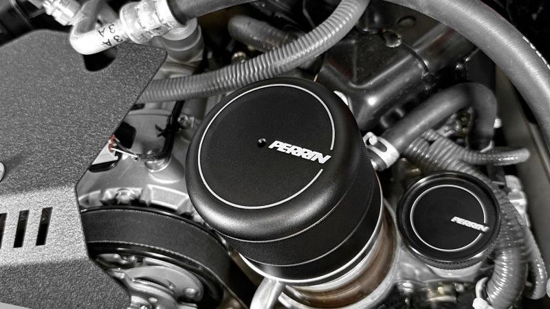 Perrin 2015+ Subaru WRX/STI Oil Filter Cover - Black - Corvette Realm