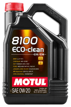 Load image into Gallery viewer, Motul 5L Synthetic Engine Oil 8100 0W20 Eco-Clean - Corvette Realm