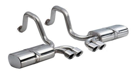 Corsa 97-04 Chevrolet Corvette C5 Z06 5.7L V8 Polished Sport Axle-Back Exhaust - Corvette Realm