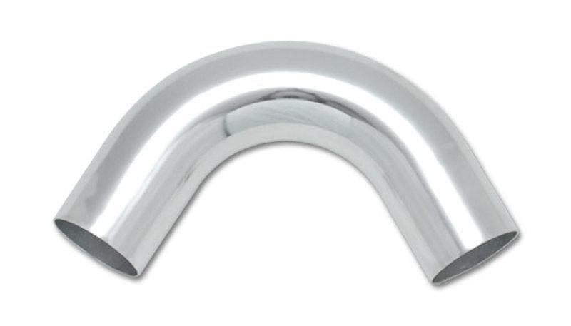 Vibrant 1.5in O.D. Universal Aluminum Tubing (120 degree bend) - Polished - Corvette Realm