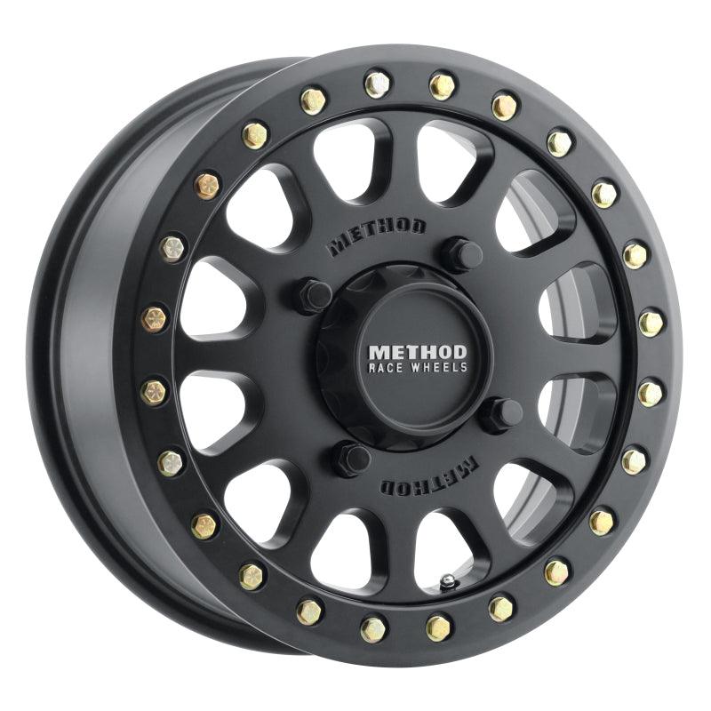 Method MR401 UTV Beadlock 15x6 / 5+1/53mm Offset / 4x156 / 132mm CB Matte Black Wheel - Corvette Realm