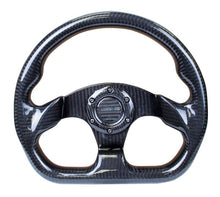 Load image into Gallery viewer, NRG Carbon Fiber Steering Wheel (320mm) Flat Bottom w/Shiny Black Carbon - Corvette Realm