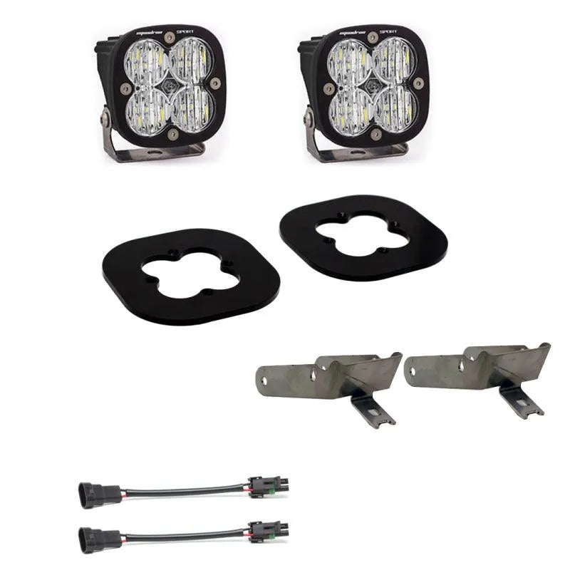Baja Designs 11-16 Ford Super Duty Fog Squadron Sport Fog Pocket Kit - Corvette Realm
