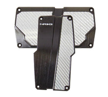Load image into Gallery viewer, NRG Brushed Aluminum Sport Pedal A/T - Black w/Silver Carbon - Corvette Realm